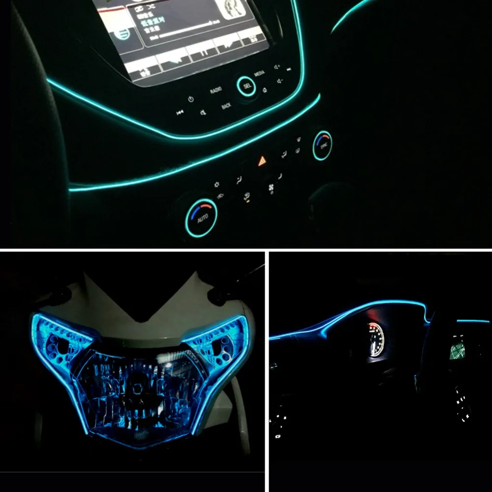 Светодиодный холодной светильник линии автомобиля декоративный окружающей