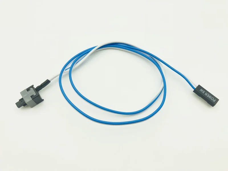 10 шт. 2Pin 50 см SW ПК кабель питания вкл/выкл кнопка ATX компьютерный переключатель