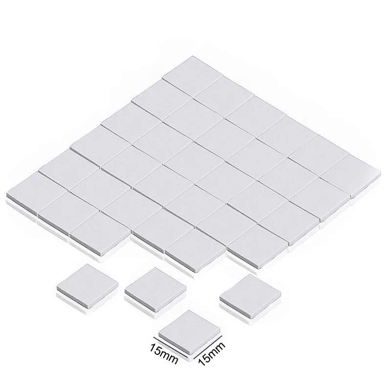 Силиконовая термопаста 15x15x1 мм для Xbox ПК VGA GPU SMD DIP|chip heatsink|silicone conductionthermal paste |