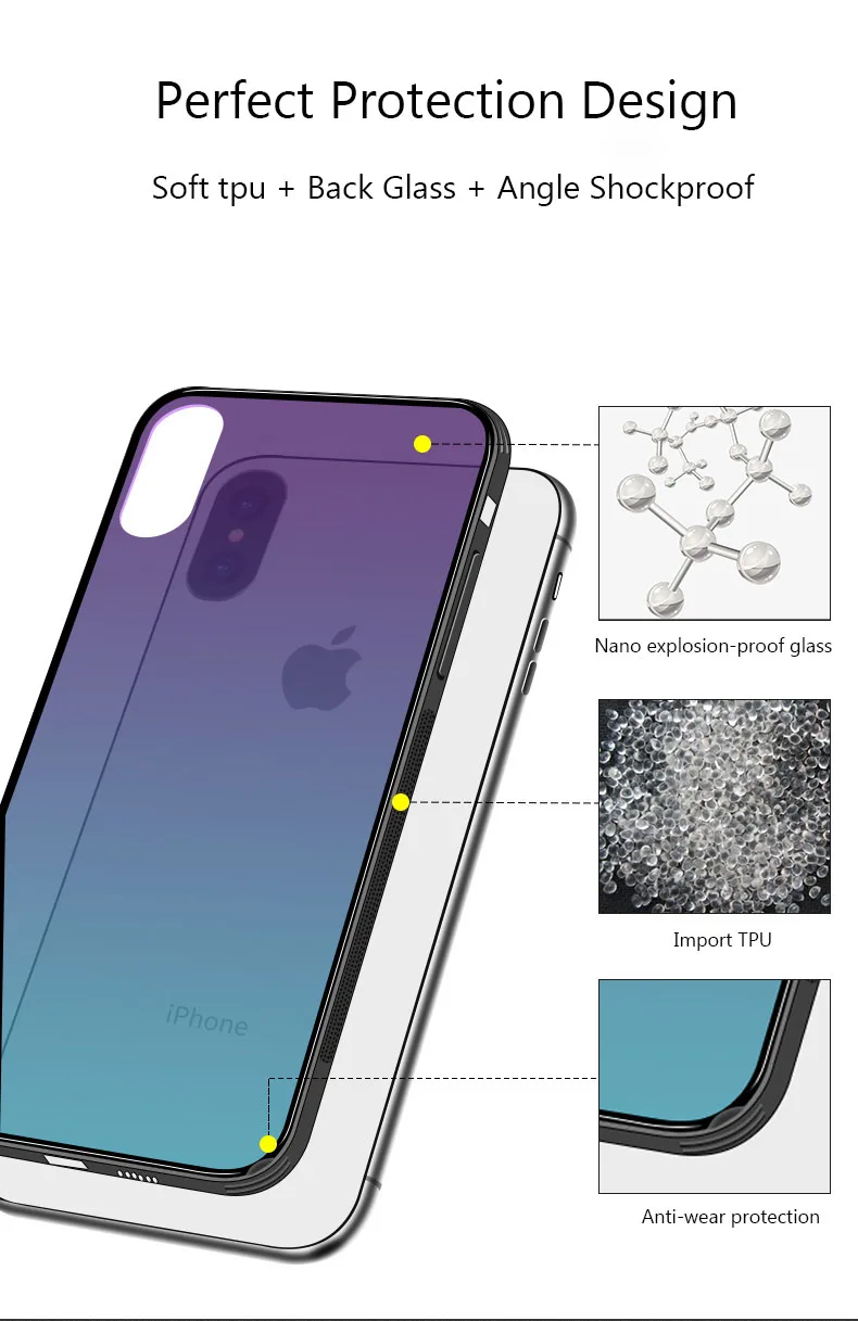 Для iPhone 11 Pro Max чехол градиентной расцветки Aurora чехол из закаленного стекла для iPhone XS Max XR XS X 7 8 6 6S Plus 11 Pro Жесткий Чехол