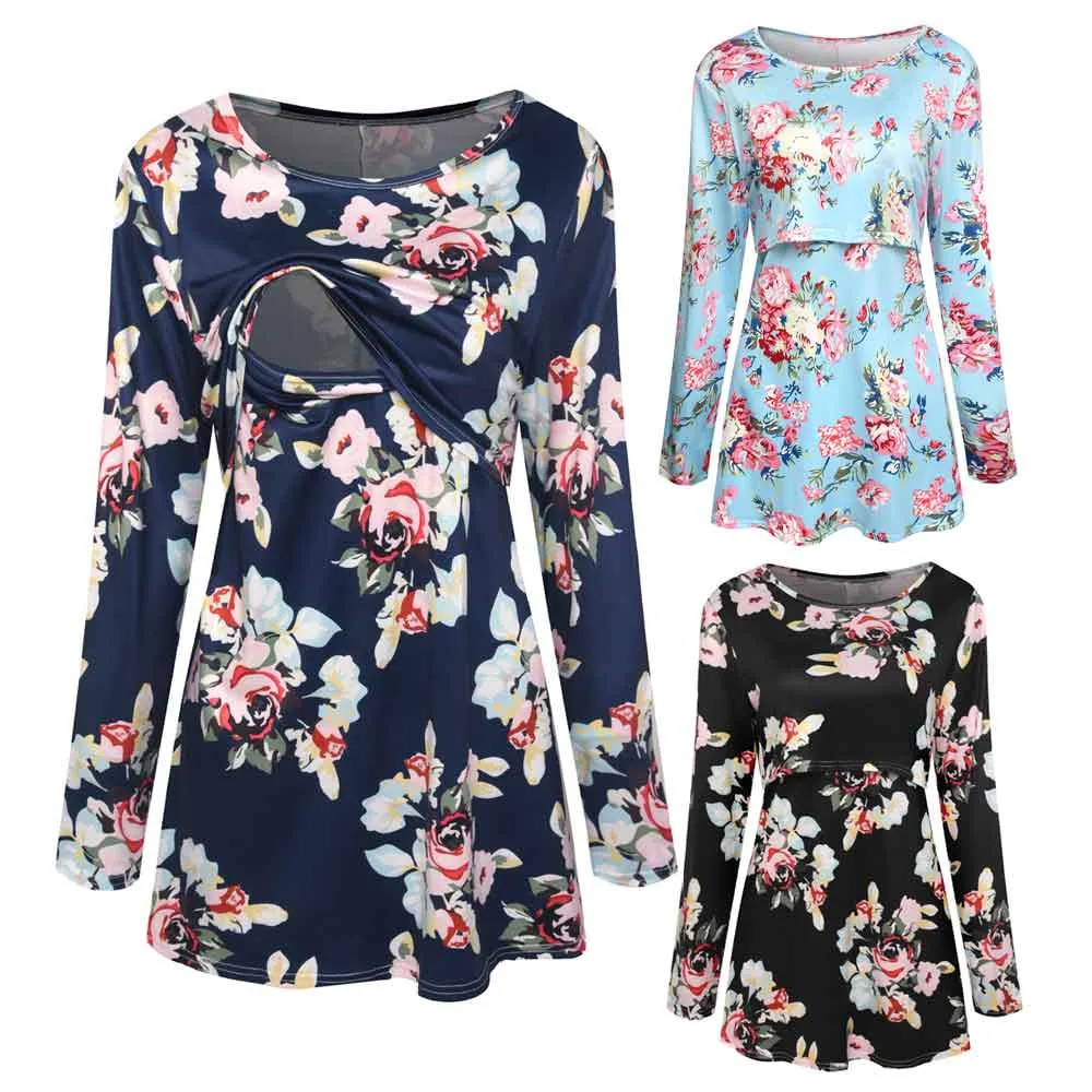 Женская футболка для кормления грудью кормящих прочная повседневной носки топы