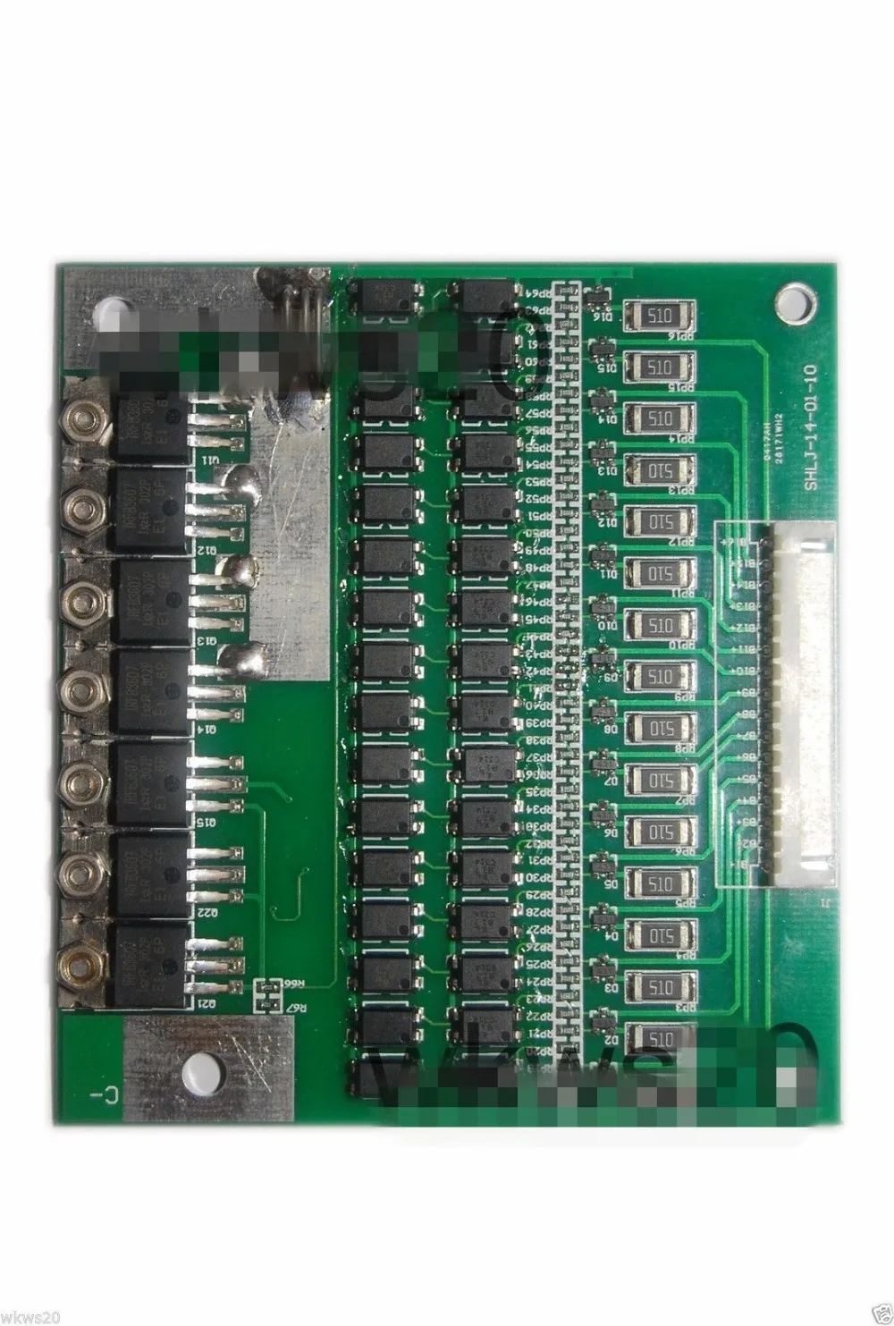16 ячеек 48 в 40 А 60Apeak балансировка LiFePo4 литий-железо-фосфатная Защита PCB |