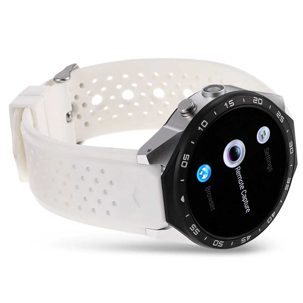 KingWear KW88 смартфон часы Android 5 1 39 ''Камера Запись 3g Smartwatch MTK6580 ГГц gps шагомер