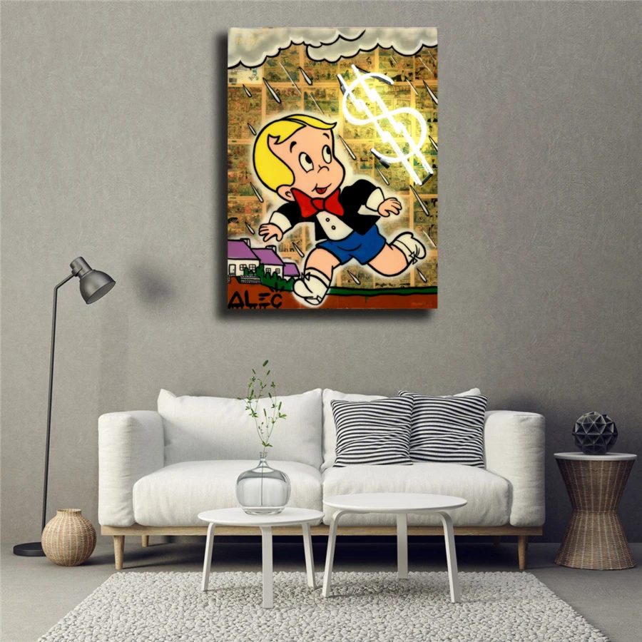 Alec Monopolys Lightning HD Wall Art Холст с печатью постера живопись декоративная картина для