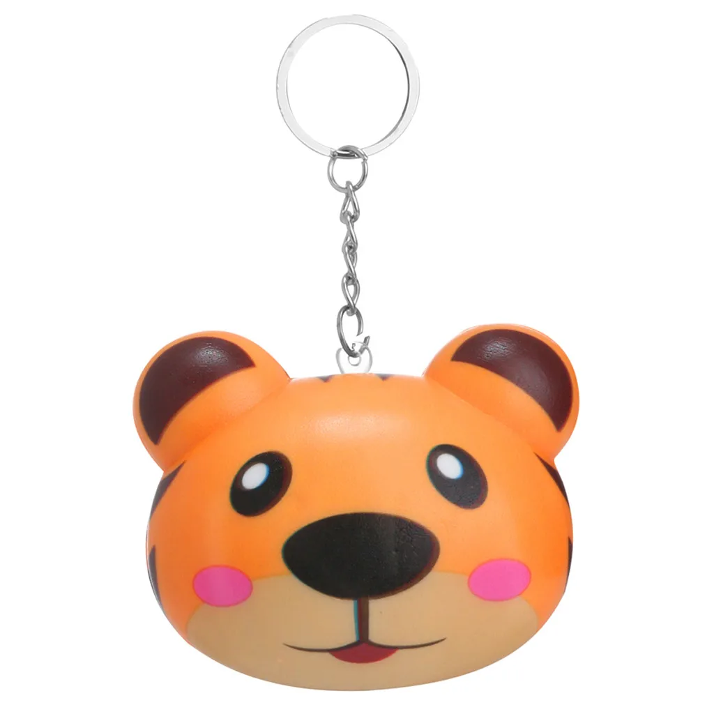 F Hot Squishies Keychains Kawaii Cartoon Animal Slow Rising Cream Scented Keychain Stress Relief Toys 6.20 - Цвет: F