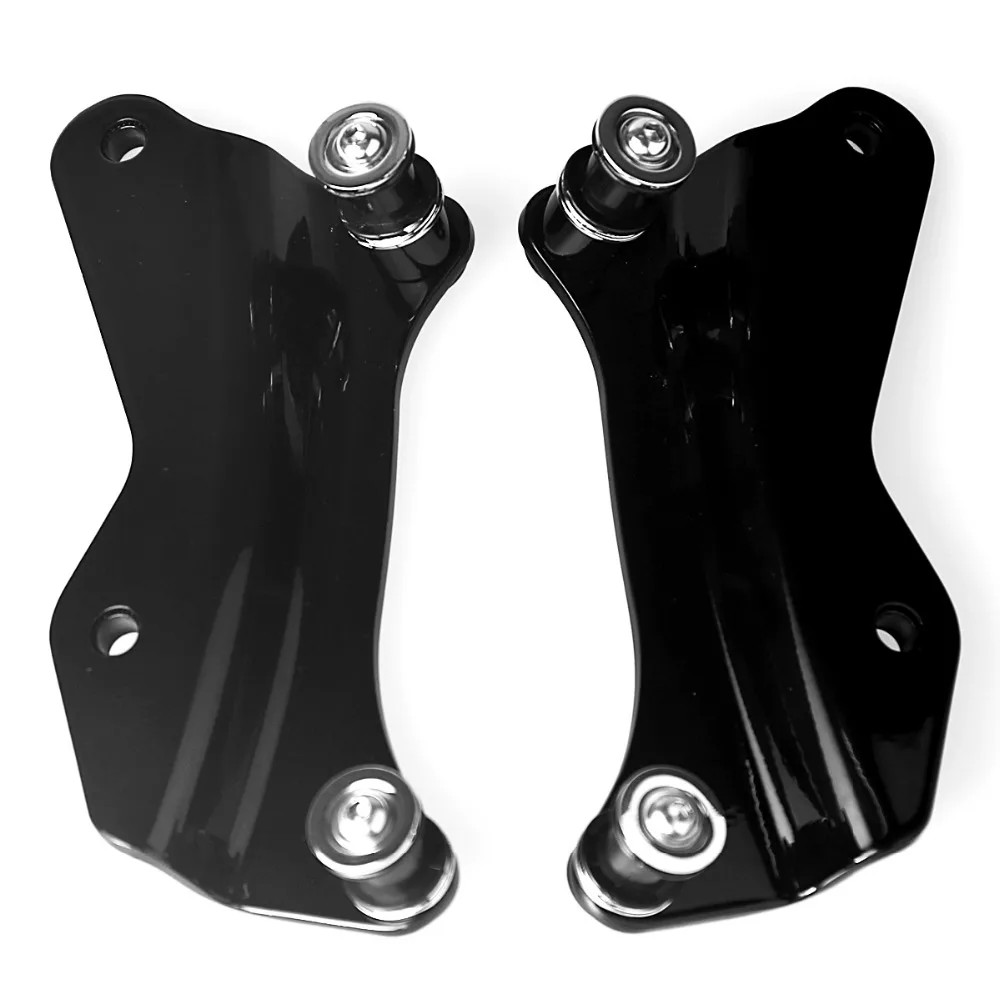 Черный 4 точки док аппаратные средства комплект для Harley Street Glide дорога Glide Road King FLHX FLH/T FLHR 14 15 16 17 18 19