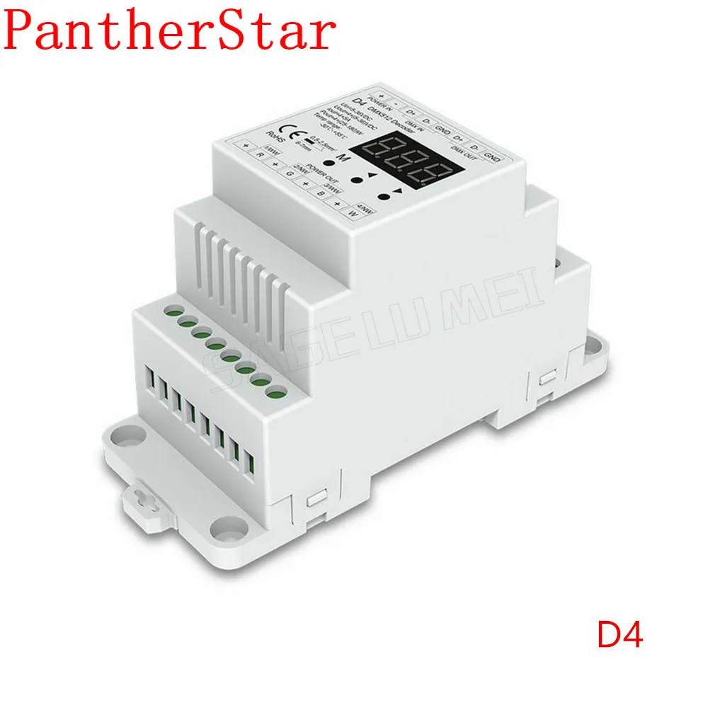 DC5V 12 V 24 36 4CH ШИМ постоянное напряжение/постоянный ток CC контроллер dmx DMX512