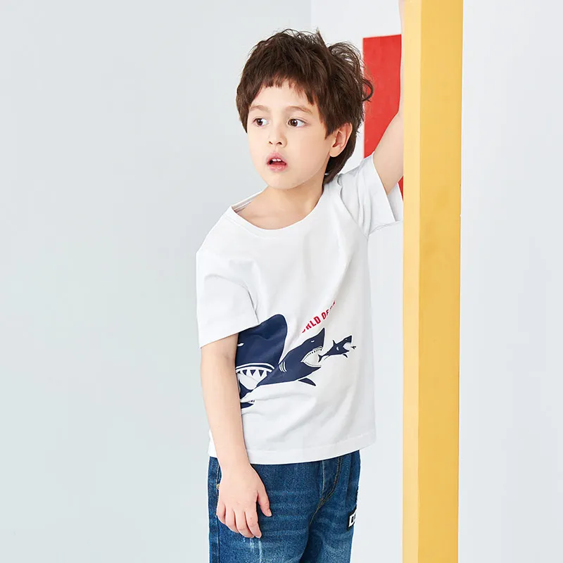 Pioneer kids/Новая летняя футболка с короткими рукавами для мальчиков детская одежда