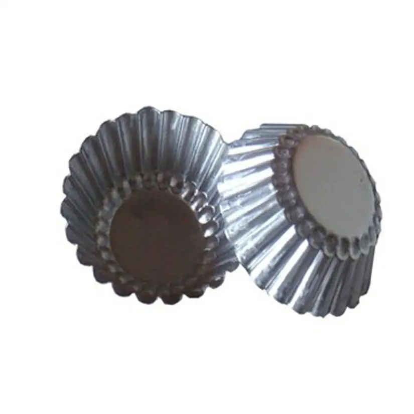 Финальная распродажа 10 шт. коробка для яиц из Алюминий кексов форма торта печенья