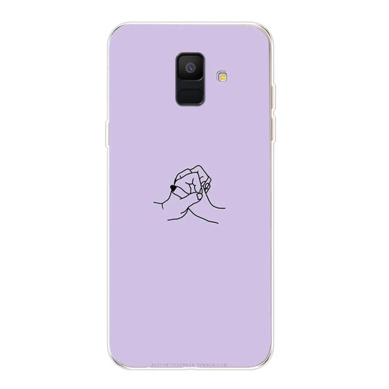 Для Samsung Galaxy A600 A600F чехол A6 2018 Чехлы чехлы силиконовый для телефона Tpu E022 |