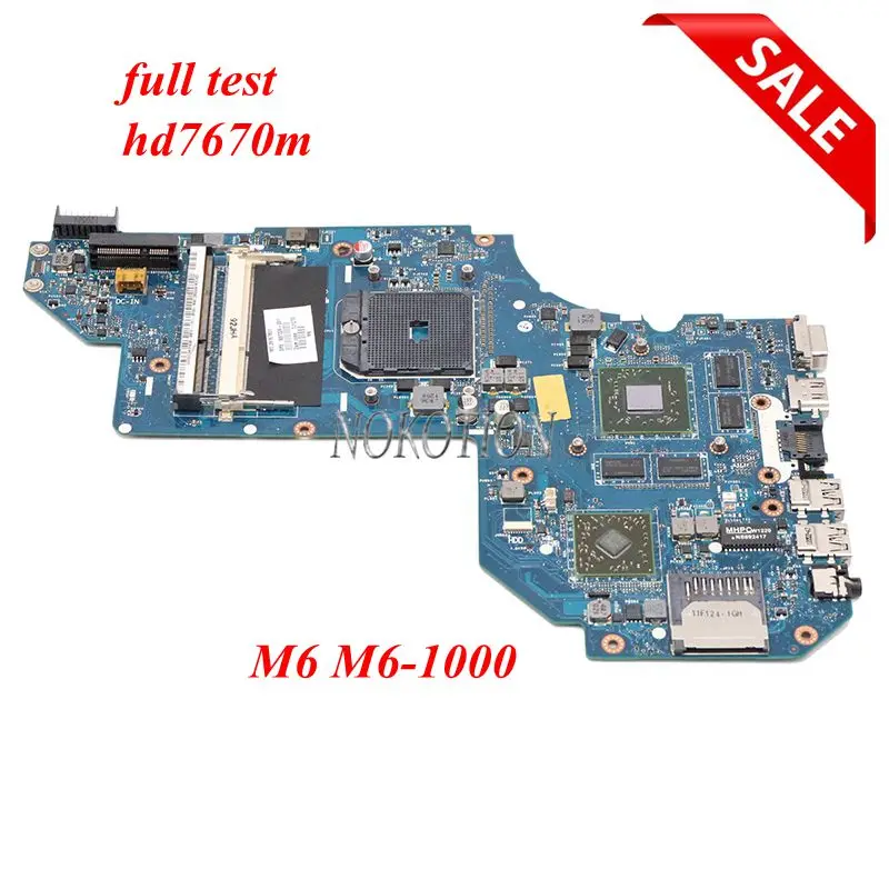 NOKOTION 687229 501 001 QCL51 LA 8712P материнская плата для ноутбука hp павильон M6 1000 разъем FS1 HD7670M
