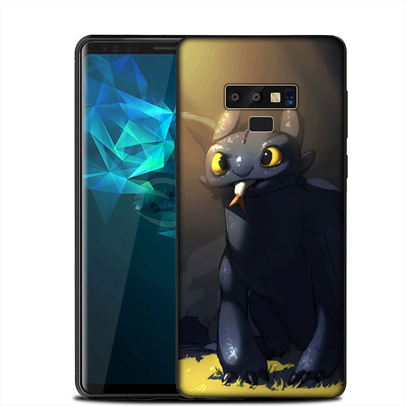 IYICAO toothless How To Train Your Dragon Soft Case for Samsung Galaxy A6 A9 A8 A7 2018 A3 A5 2016 2017 Note 9 8 10 Plus Lite |