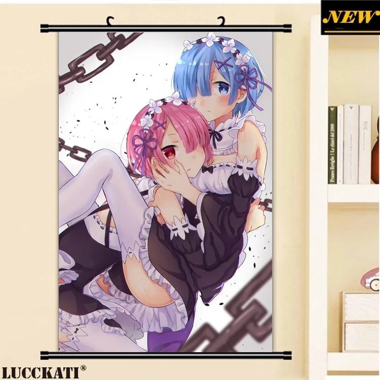 40x60 см re: ноль Hajimeru Isekai Seikatsu rezero rem ОЗУ cameltoe мультфильм аниме стены картина