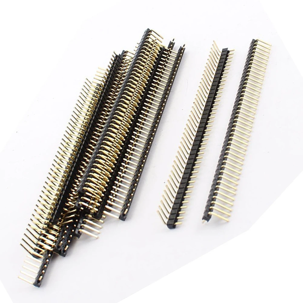 17Pcs PBC 40Pin 2.54mm Single Row Right Angle Header Connector Strip | Обустройство дома