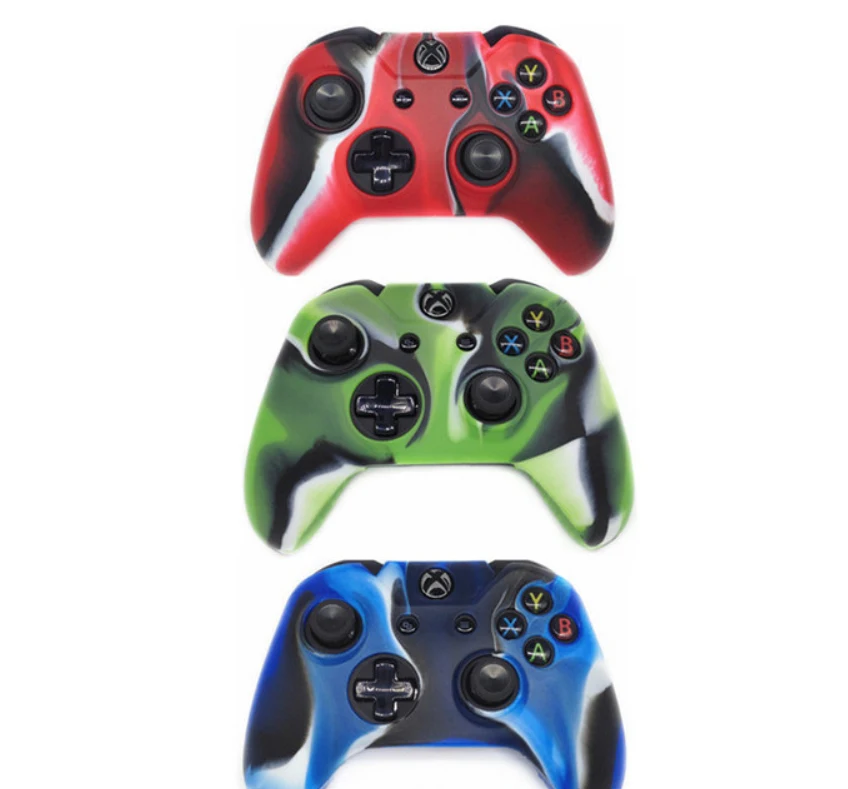 Контроллер силиконовый чехол кожного покрова с палец сцепление палки для Xbox One S X