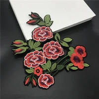 wholesale 20pcs 22 522 5cm embroidered sewing on patch iron on patch stickers for clothes sewing fabric applique supplies yh131