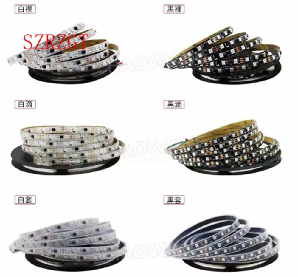 RGB лента WS2811 5050 SMD 12 В постоянного тока 30/60 светодиодов/м светодиодные пиксели