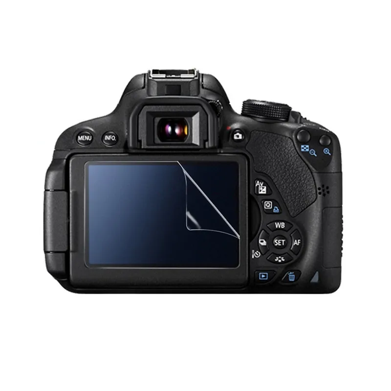 20 шт./лот мягкий камера защитная пленка для экрана Canon 5D2 5D3 600D 60D 6D 700D 750D 70D 1200D 1300D 1500D