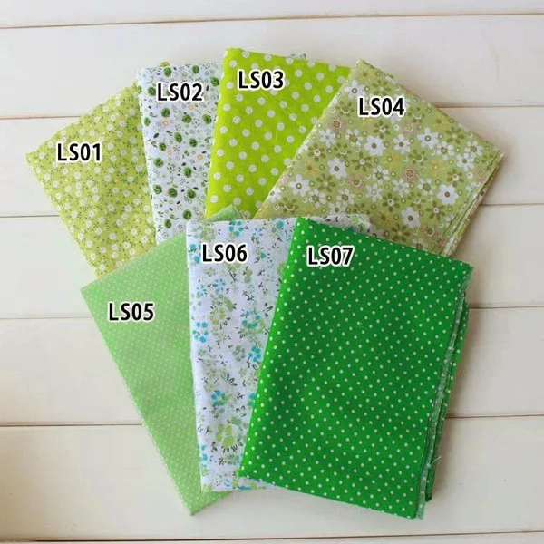 Хлопчатобумажная ткань Booksew, 10 комплектов, 50 см x 50 см, 70 шт./лот, стеганая Лоскутная Ткань для шитья,, W3B3-5