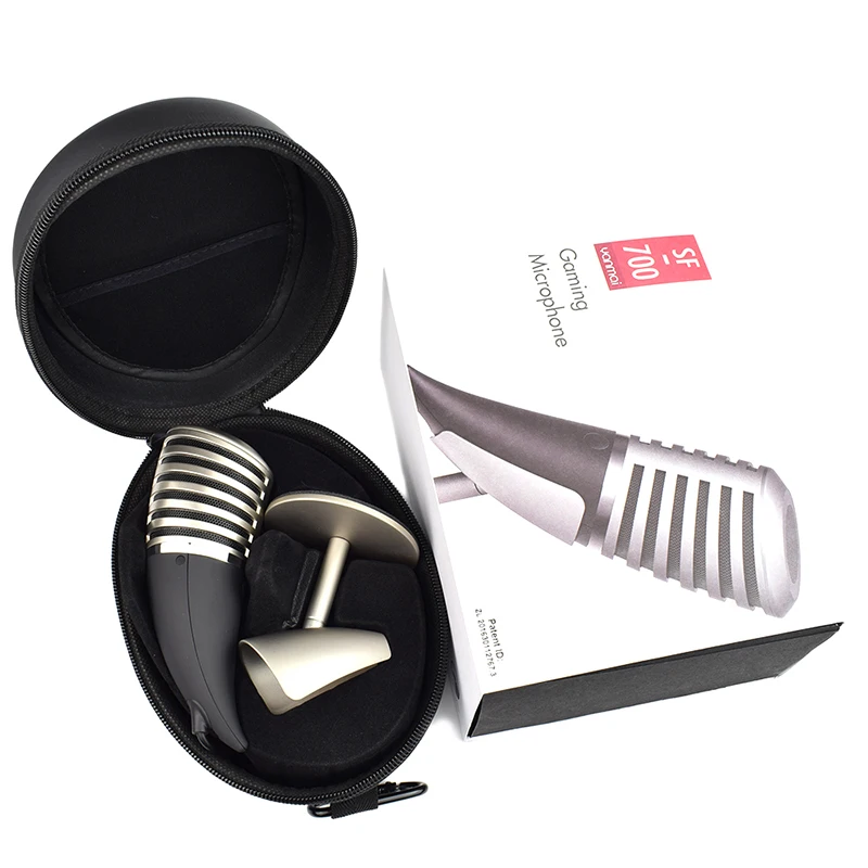 

Professional Game Condenser microphone for computer phone 3.5mm / USB microphone Computer meeting Three pickup modes Metal stent