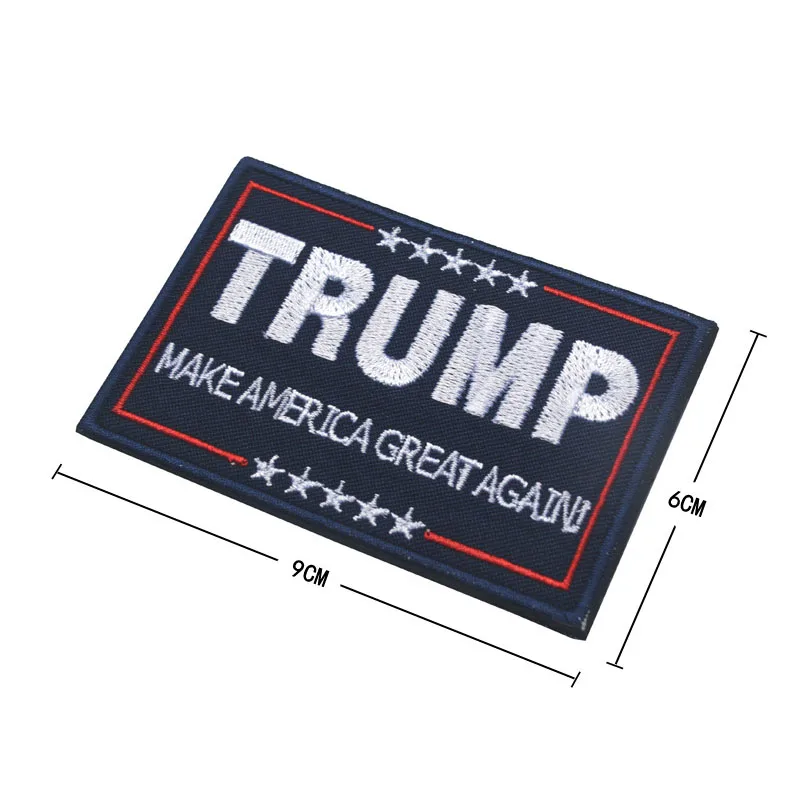 Трамп MAKE AMERICA GREAT AGAIN Morale Patch Президент сторонник значок 3D вышитые куртки на