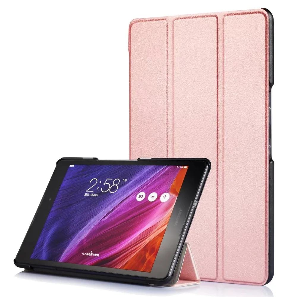 Чехол для планшета Zenpad Z8 Ультратонкий флип чехол из ПУ кожи Asus ZT581KL 8 0 + пленка