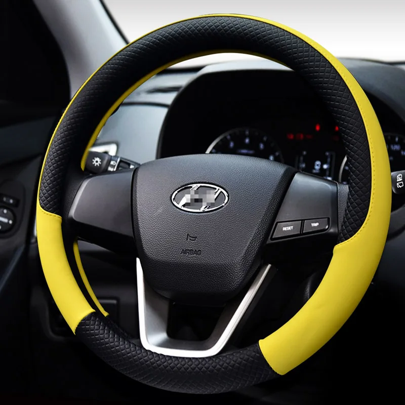 Автомобильный руль охватывает четыре сезона вообще кожа интерьера для Hyundai ix25 ix35