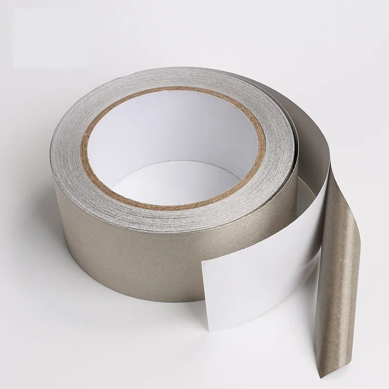 

40mm* 20M One Side Sticky Electrically Conductive Cloth Tapes Double sided conductive cloth tape LCD EMI Shielding tape