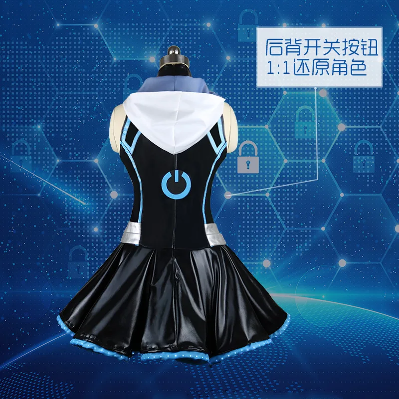Spiderman Costumes King of Glory Angela MIND JACK Girl Hackers cosplay Clothing Female Electronic Science Fiction Cos |
