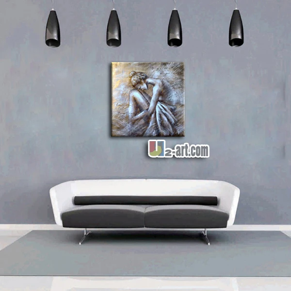 Silent ballerina oil painting modern arts gift for friends nice pictures on the living room reproduction canvas paintings | Дом и сад