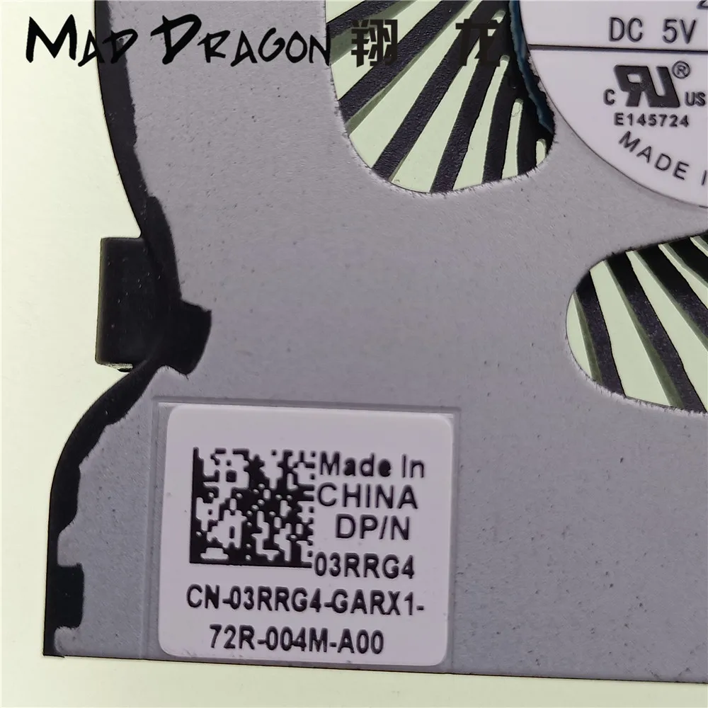 Новый Кулер Для процессора ноутбука MAD DRAGON вентилятор радиатора для Dell Inspiron 15 5547
