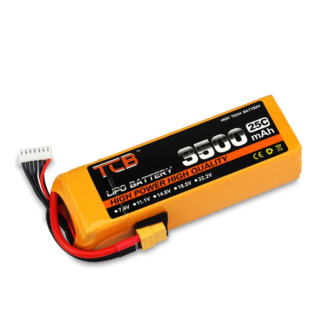 Accessories TCB 11.1V 3500mAh 3S-25C Battery With XT60 Plug For RC Model Drone Helicopter Z712 | Игрушки и хобби