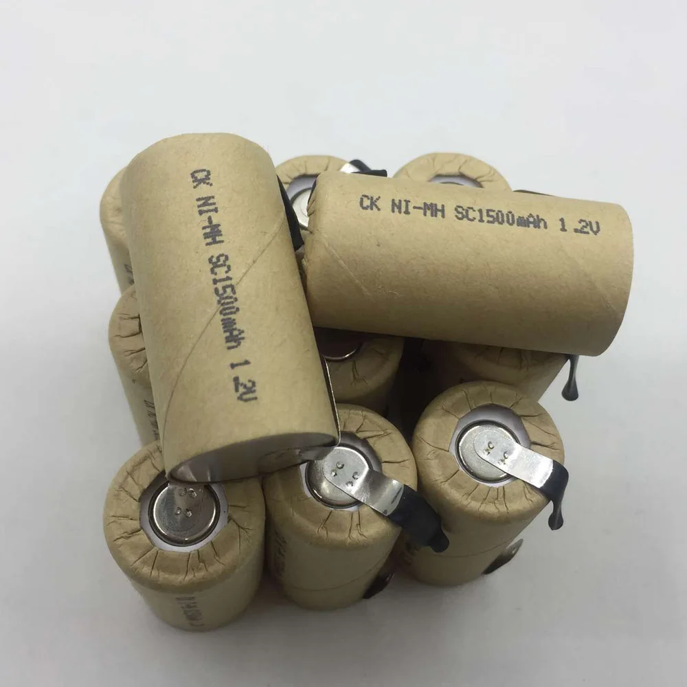 Аккумуляторные батарейки SORVESS 10 20 шт. Ni Mh батареи SC1500mAh 1 2 В SC с сварочными