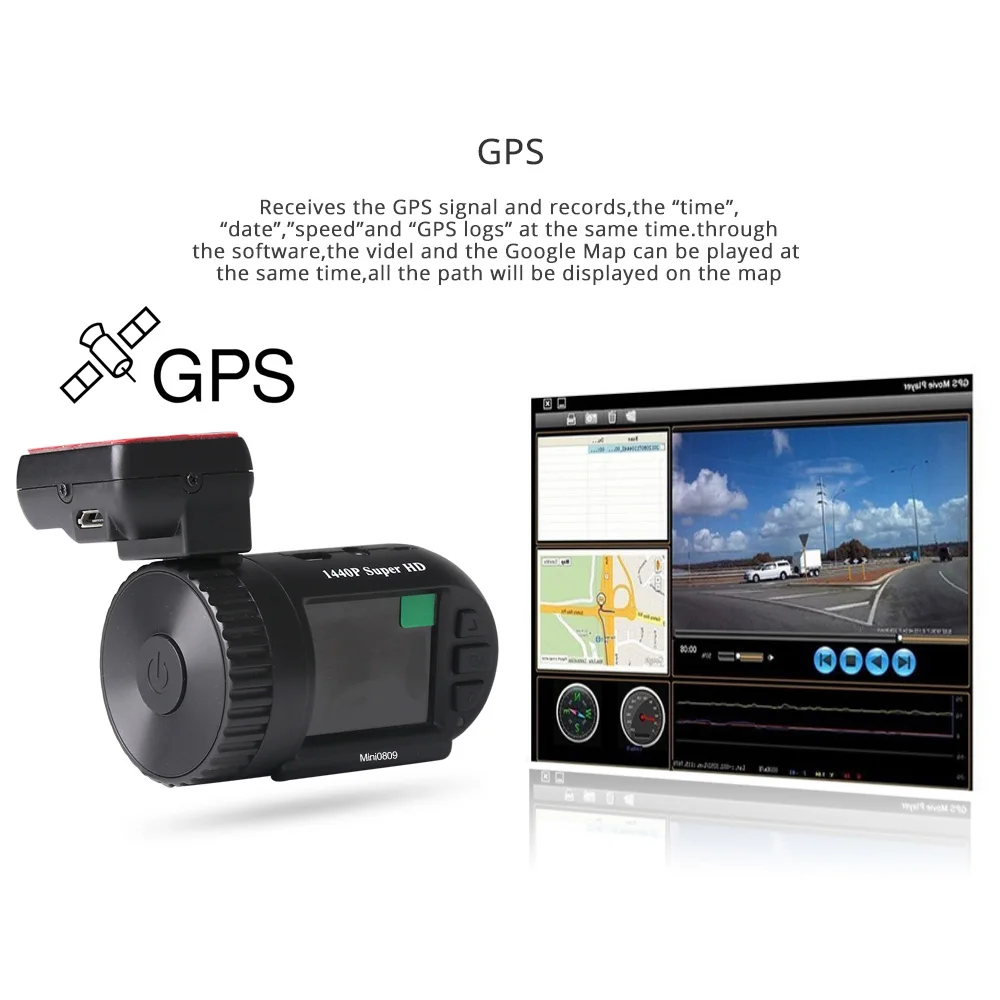 Автомобильный видеорегистратор Arpenkin Full HD улучшенный конденсатор с GPS и датчиком