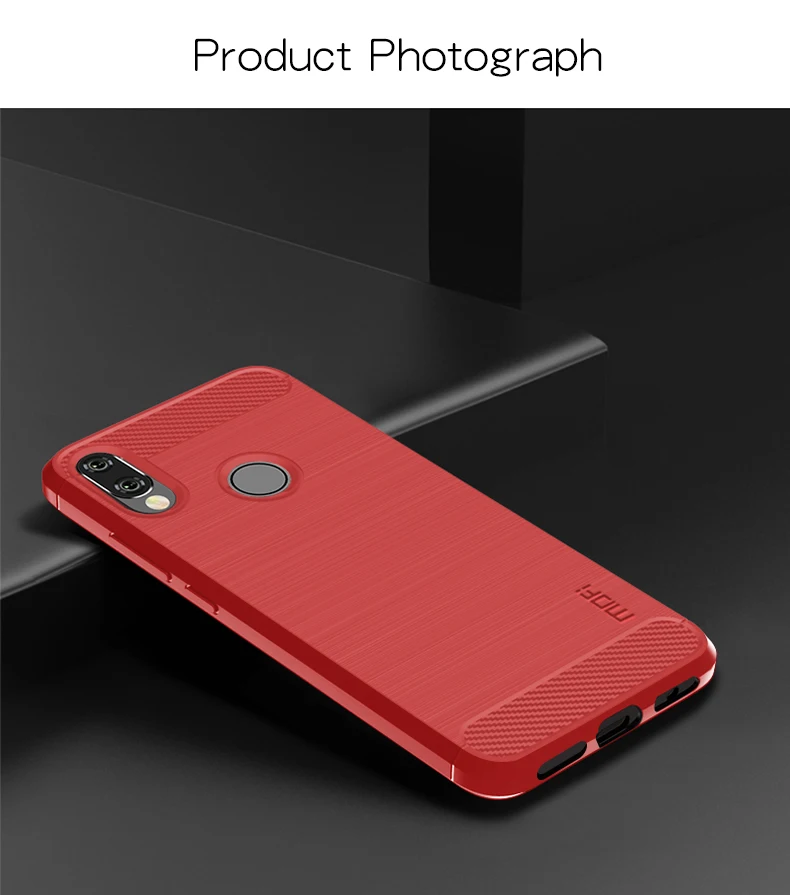 Чехол MOFi для Xiaomi Redmi Note 7, роскошный мягкий чехол из ТПУ, силиконовый чехол для телефона s, задняя крышка для Xiaomi Redmi Note 7