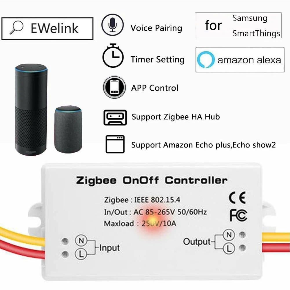 Multifunctional Zigbee Dimmer Control Switch Home Smart CCT Strip Refrigerator LED APP Timing Work With For Amazon Alexa | Освещение