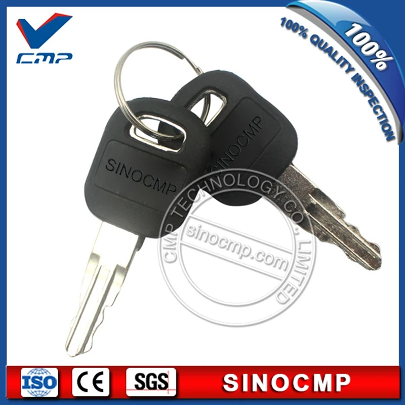 2 шт. сменные ключи для Kobelco зажигание тяжелой техники|key for|key replacementkey key |