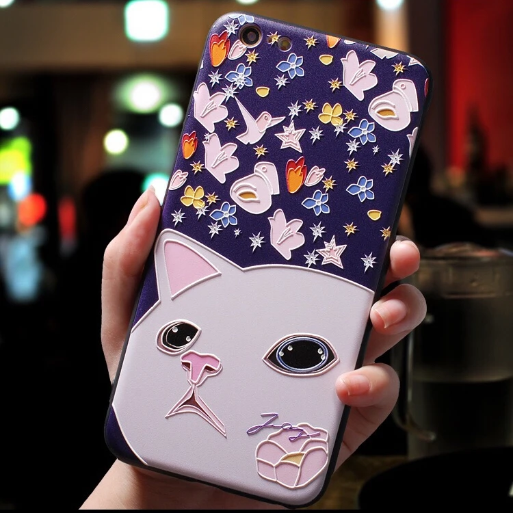 Чехол из ТПУ с 3D тисненым рельефным котом и звездами для Huawei Mate 20 P30 P20 P40 Pro Lite E P Smart