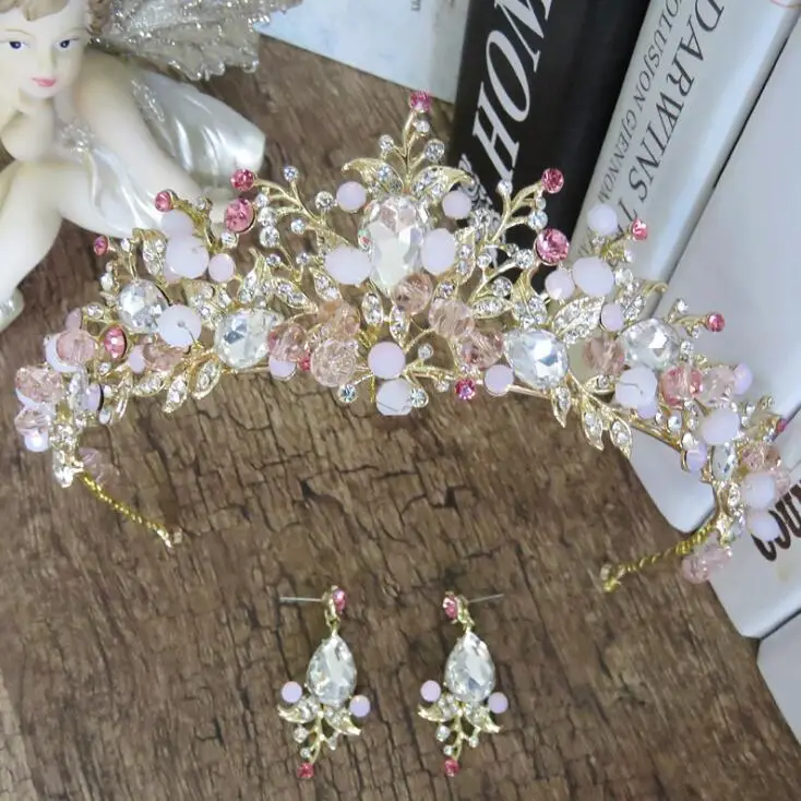 Серьги для невесты украшения волос в стиле барокко серьги ручной работы