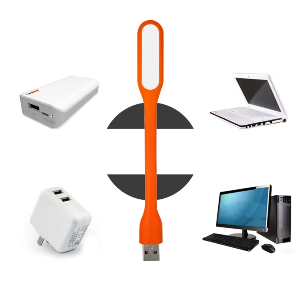 Имеются на складе! 10 шт. эффективный гибкий USB LED свет лампа для компьютера