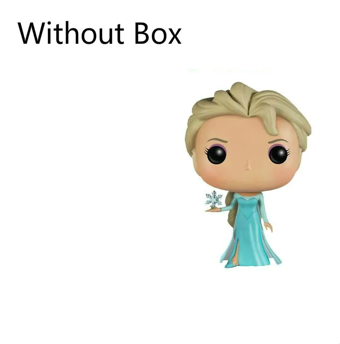 No Box Funko Поп принцесса кукла Коллекционная модель мальчик игрушки Золушка, Рапунцель, Эльза Анна винил Действие Детская игрушка-фигурка - Цвет: No Box
