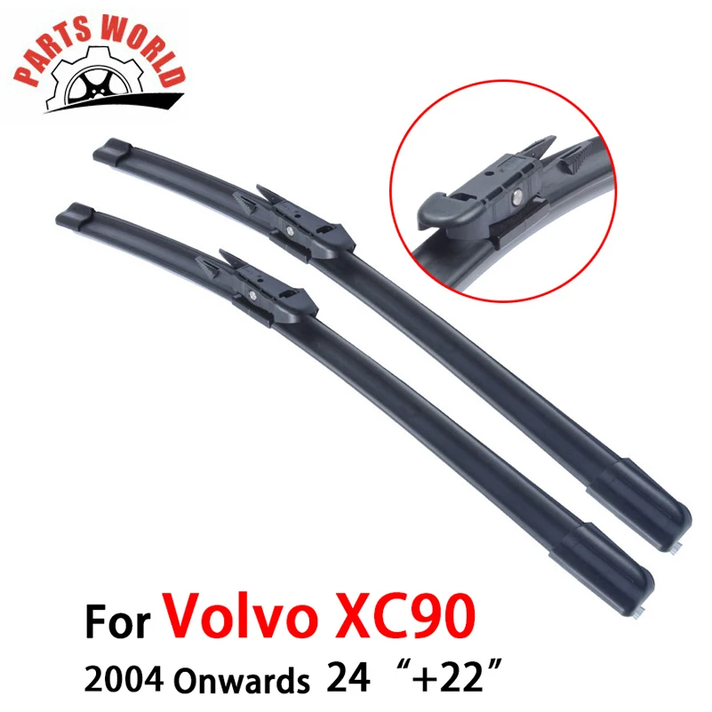 Щетки стеклоочистителя передние для Volvo XC90 2004 2013 24 дюйма + 22 дюйма| |