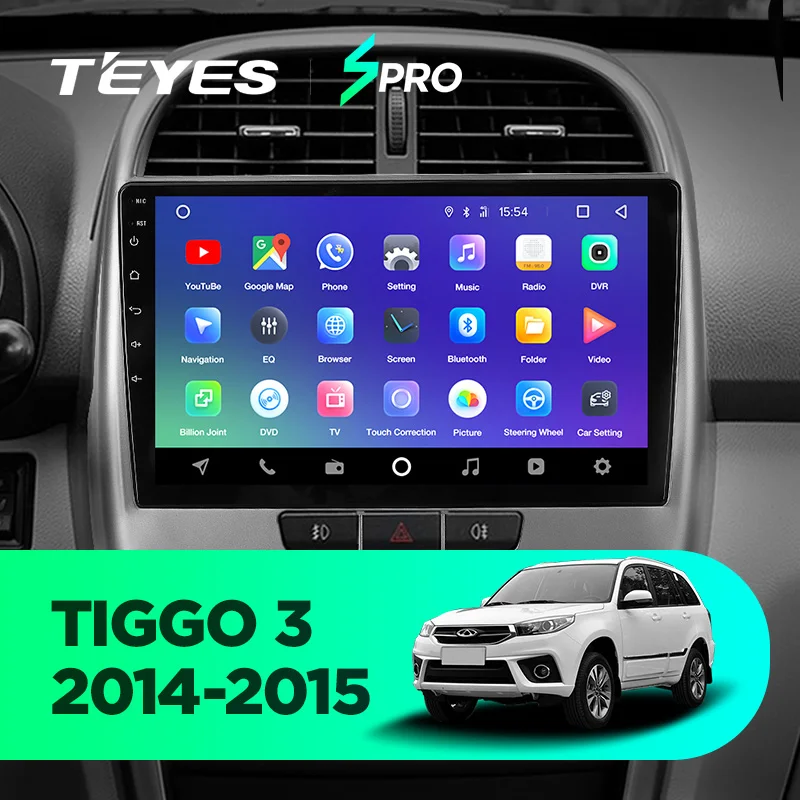 TEYES SPro автомобильный радио мультимедиа Нет 2 din DVD видео плеер навигация gps 4 г для Chery Tiggo 3 NF