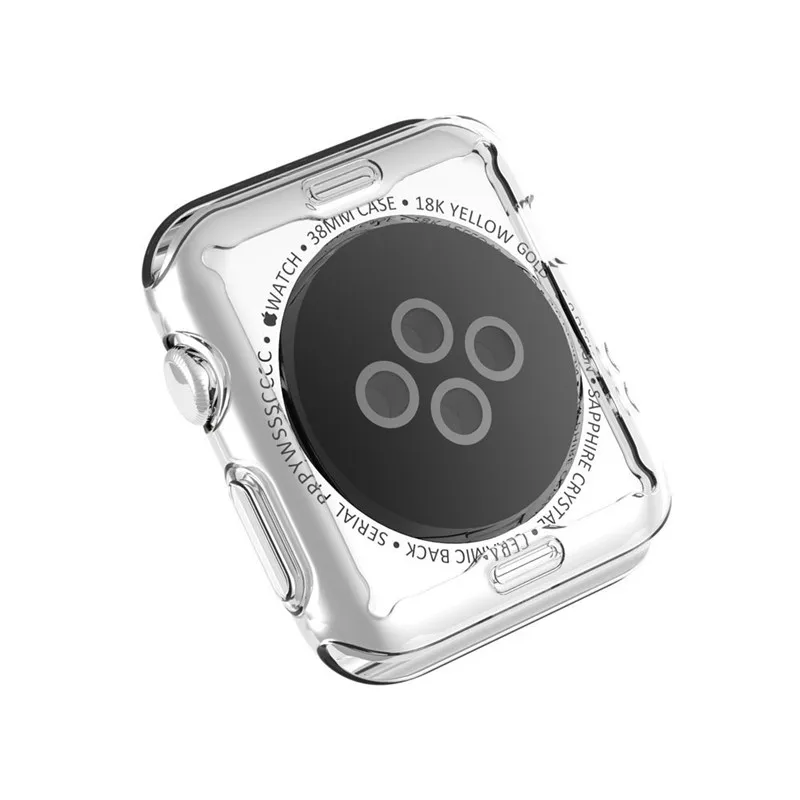 Аксессуары для наручных часов Apple Watch чехол серии версия 1 2 3 ремешок мягкие тонкие