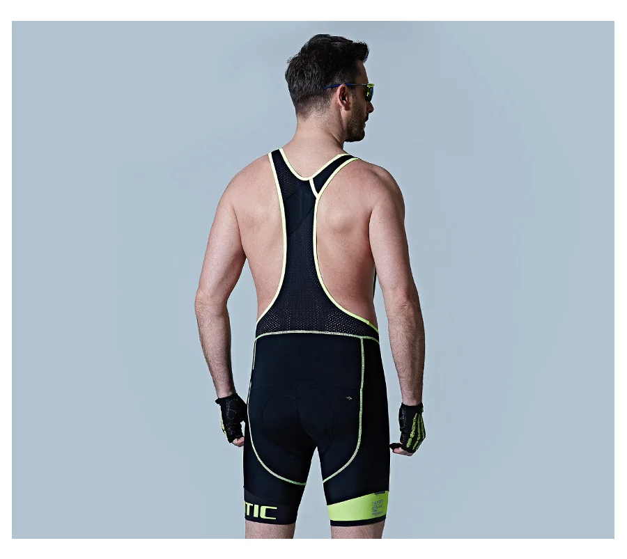 Santic, мужские летние шорты-комбинезон с для велоспорта, дышащие, MTB, шоссейные, велосипедные шорты, для улицы, спортивная одежда, для езды на велосипеде, с подкладкой, Биб, колготки