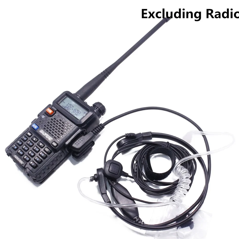ABBREE горло микрофон микрофона Динамик гарнитуры для baofeng Радио BAOFENG UV-5R GT-3 BF-888S