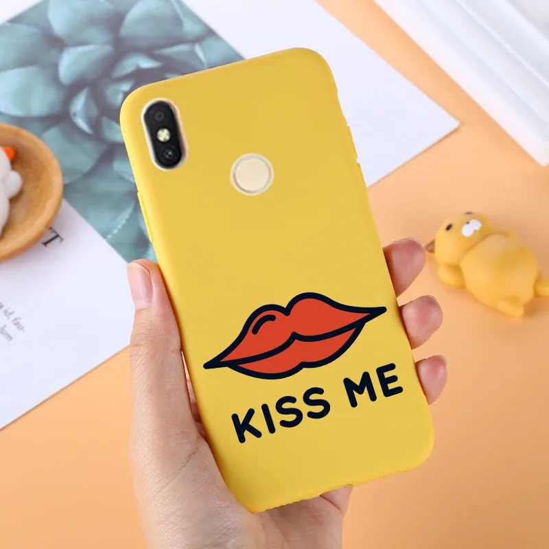 For Xiaomi Redmi S2 Case Cute Soft Silicone TPU Back Cover Xiomi Y2 Phone Cases RedmiS2 Covers Yellow |