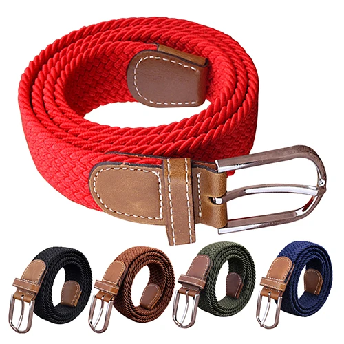 Лидер продаж мужской женский брезентовый ремень с металлической пряжкой |