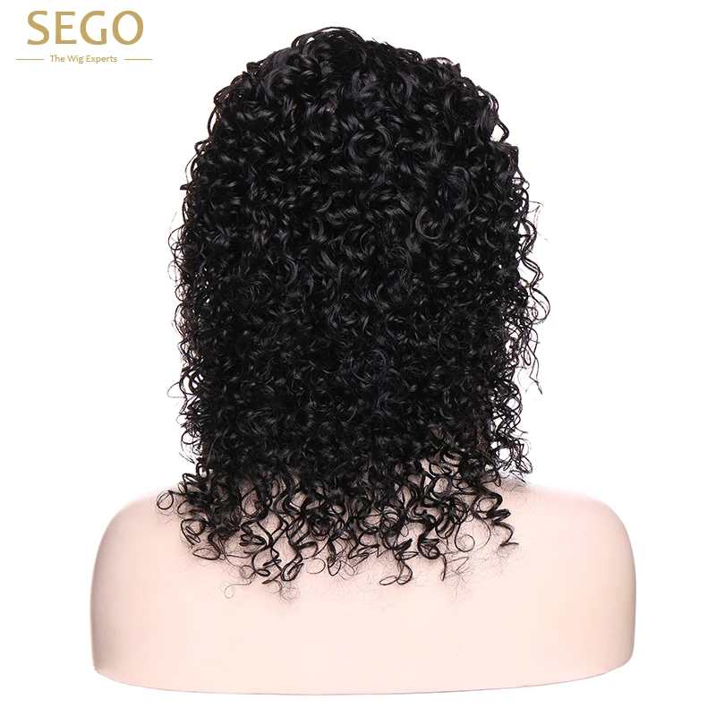 SEGO волна человеческих волос парики бразильские волосы длинные Remy Парики для