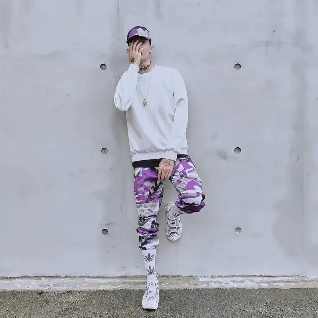 Men's Sweatshirt Hoodies Streetwear Blood Drop Hip Hop Casual Cotton Black white Dual Tone | Мужская одежда